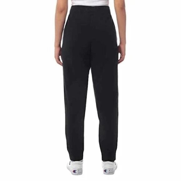Champion Sueded Fleece Jogger Sweat Pants 1536059 Women Black Size Small - Picture 2 of 10